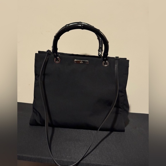 GUCCI Bamboo Handle Bag Canvas - Picture 1 of 9
